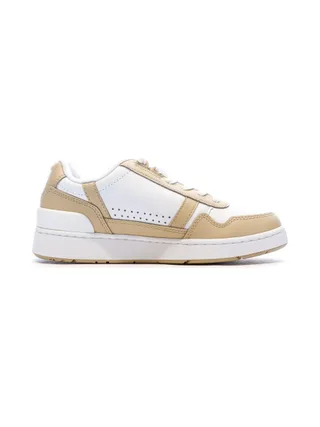 Baskets Blanche/Beige Homme Lacoste T-clip 124 2