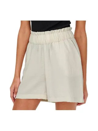 Short Beige Femme JDY Paperbag 1