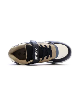 Baskets Blanches/Marine/Noires Garçon Umbro Travys 4