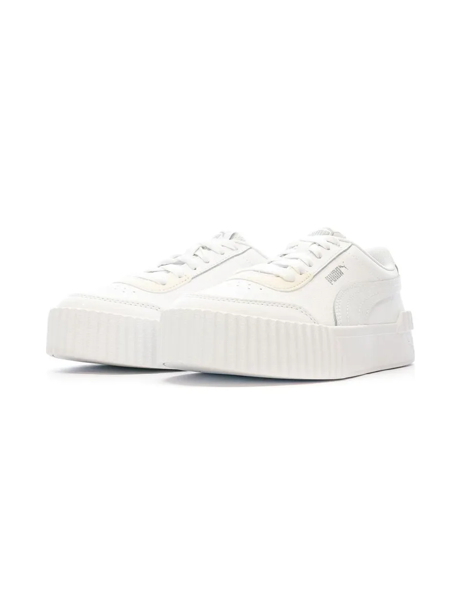 Baskets Blanches Femme Puma Carina Lift 6