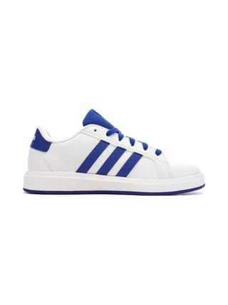 Baskets Blanc/Bleu Garçon Junior Adidas Grand Court 2.0 2