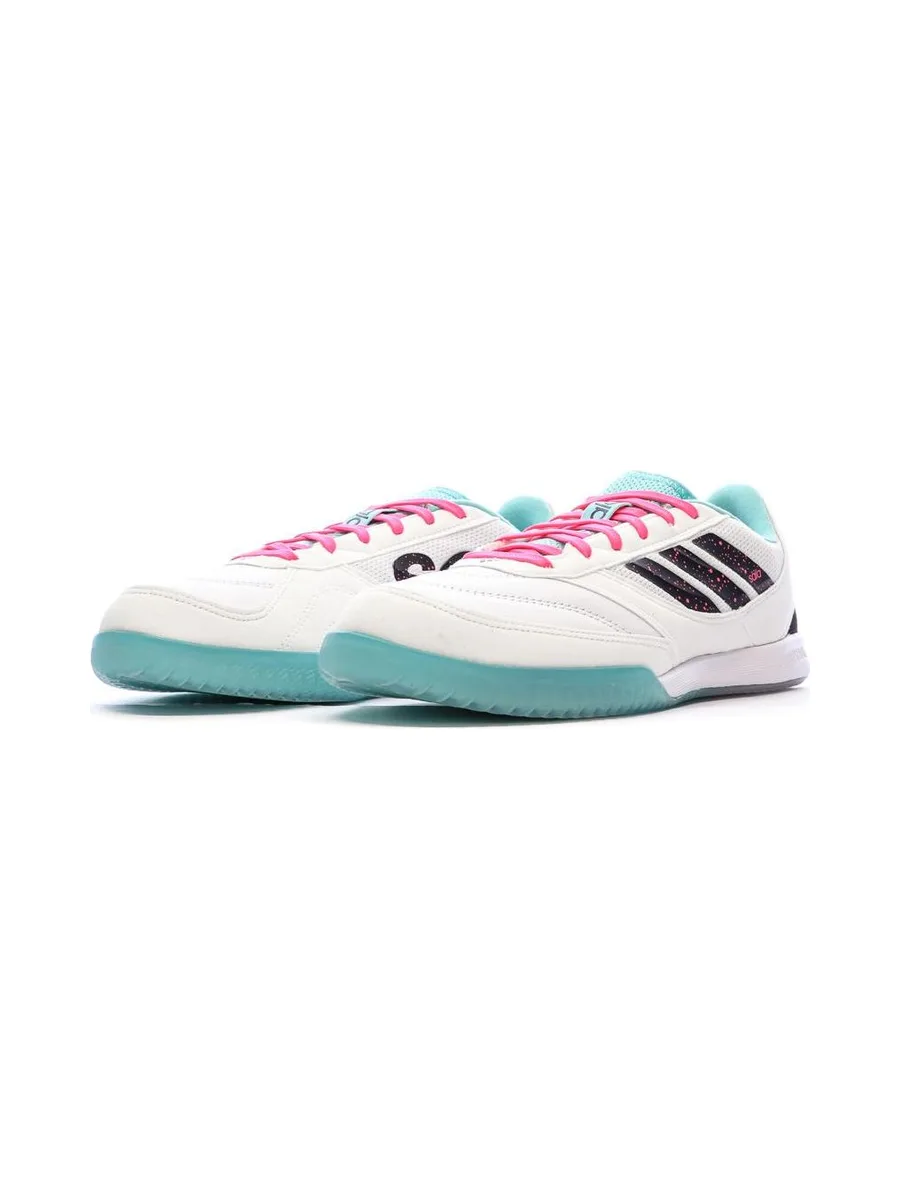 Chaussures de Futsal Blanc/Bleu Homme Adidas Top Sala Competition II 7