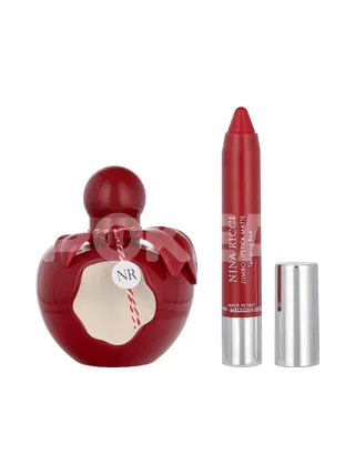 Nina Ricci Nina Rouge Giftset 52.5ml - Edt Spray 50ml/Lipstick 2,5gr 2