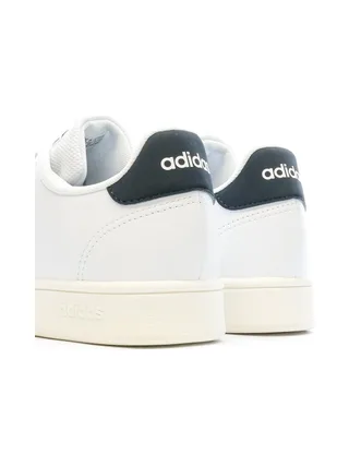 Baskets Blanc/Noir Garçon Adidas Advantage 7
