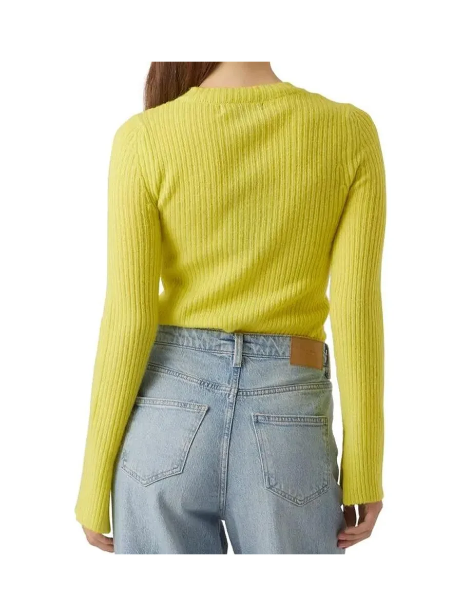 Pull Jaune Femme Vero Moda Britany 3
