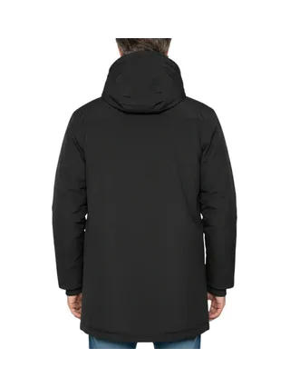 Parkas Noir Homme Schott Parka Fixe Doublee Sherpa 2