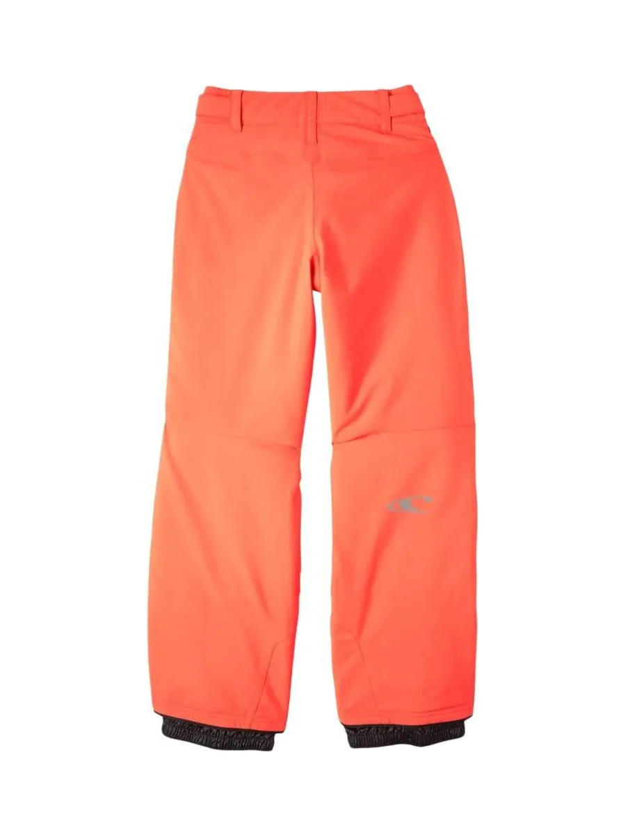 Pantalon de ski Orange Fluo Garçon O'Neill Hammer Pants 3