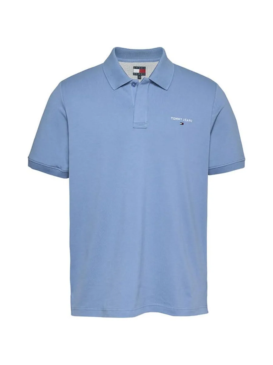 Polo Bleu Homme Tommy Hilfiger Linear 2