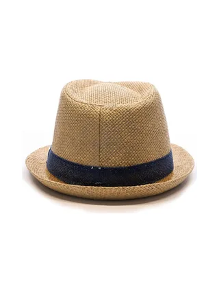 Chapeaux de Paille Beige/Marine Homme Via Lorenzo Ocean 3