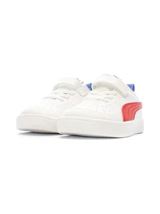Baskets Blanc/Rouge Fille/Garçon Puma Rickie 6