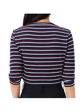 T-shirt Marine Femme Lacoste Long Sleeve 2