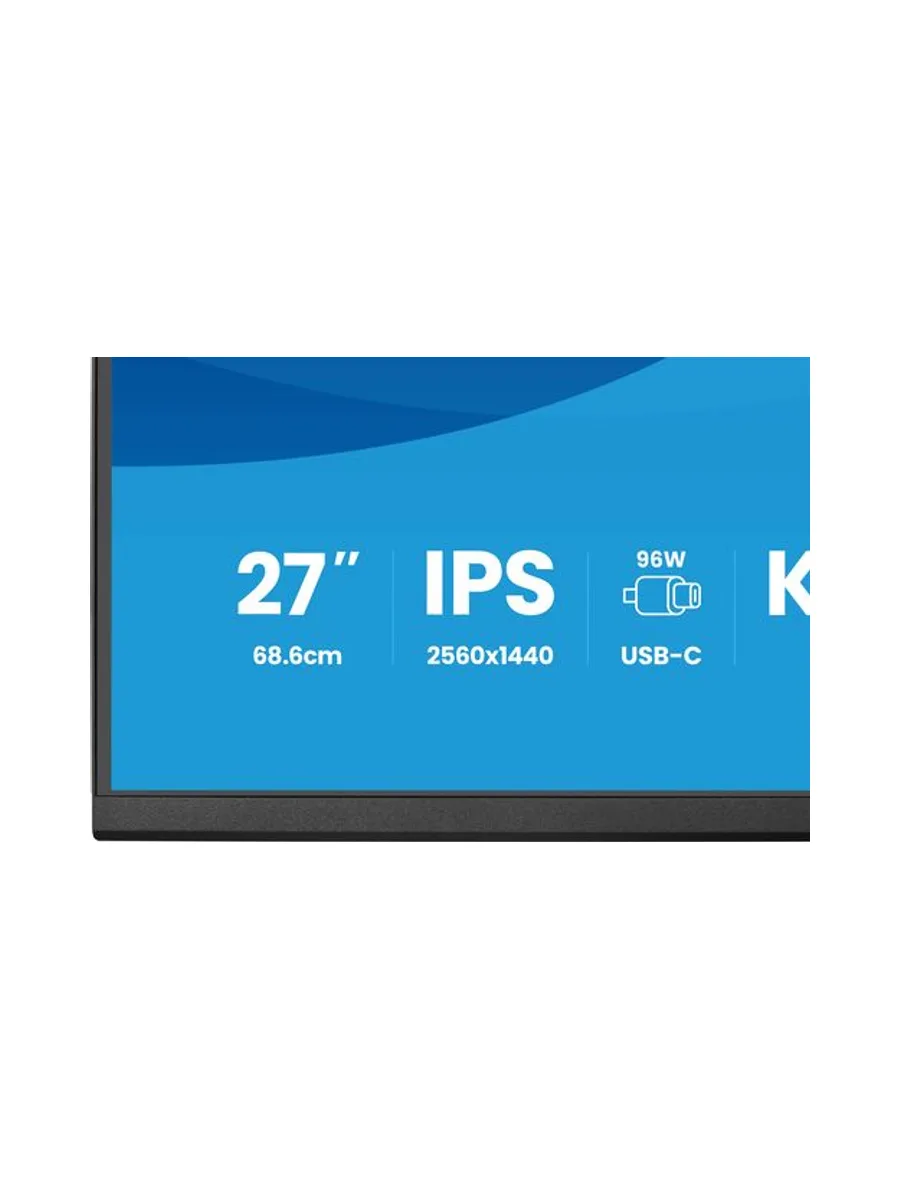 27'' IPS QHD 75Hz puertos y KVM Pro Max 11