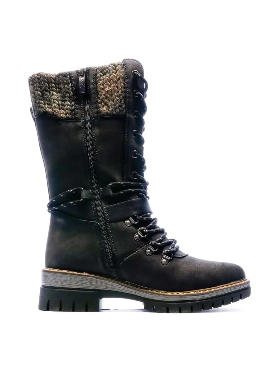 Bottes Gris Anthracite Femme Relife Grivione 3