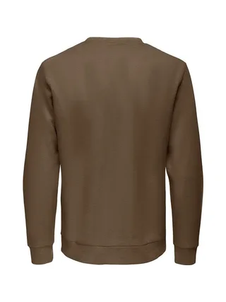 Sweat Marron Homme Only & Sons Chase 2