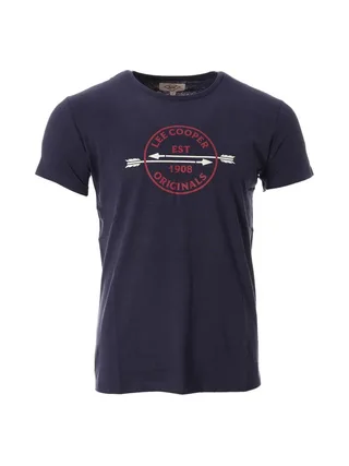 T-shirt Marine Homme Lee Cooper Olaz 1