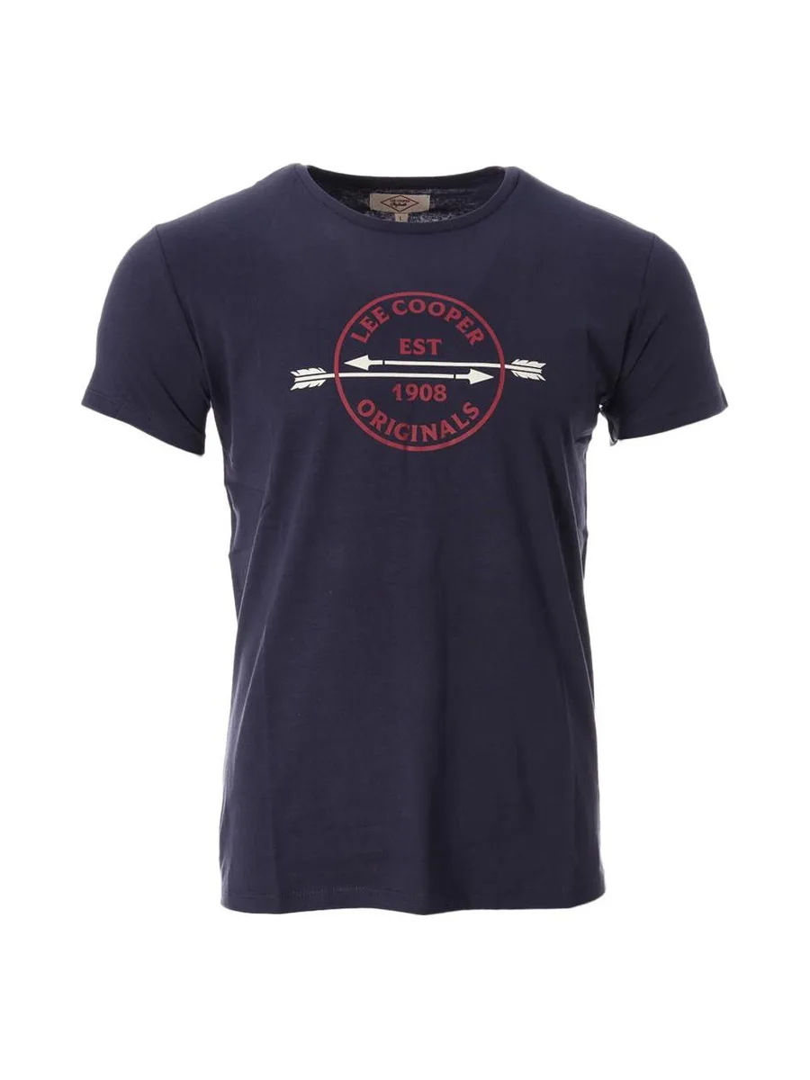 T-shirt Marine Homme Lee Cooper Olaz 2