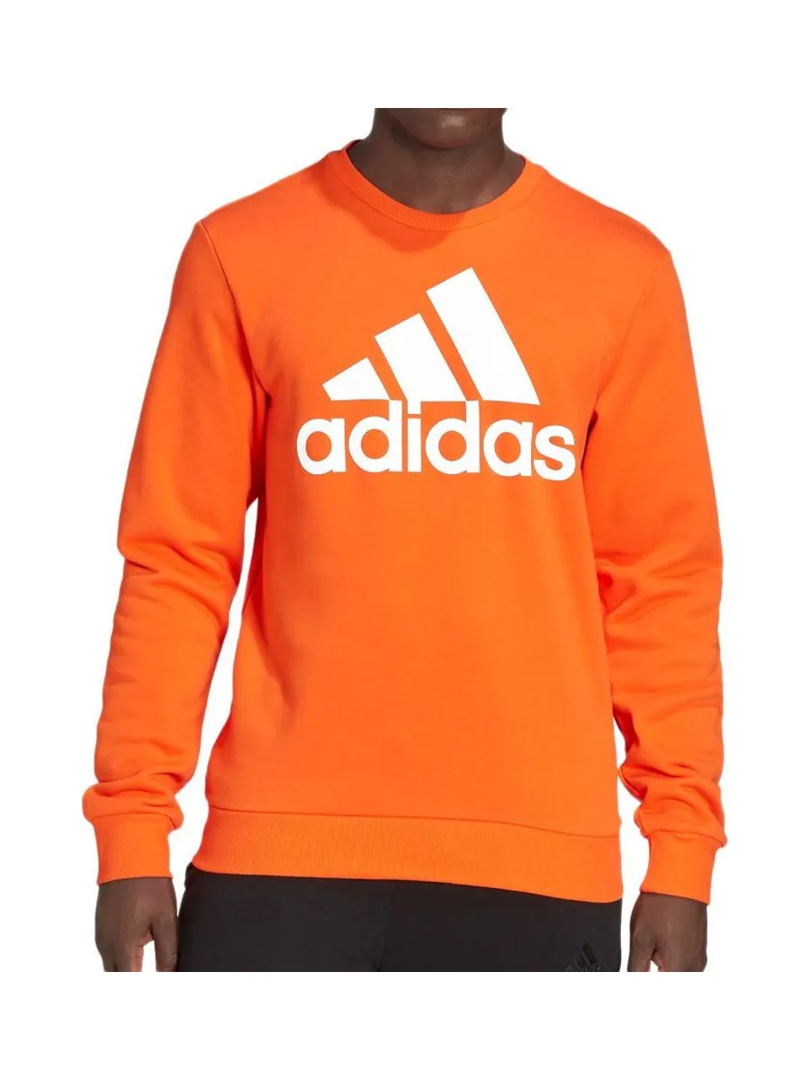 Sweat Orange Homme Adidas Big Logo 2