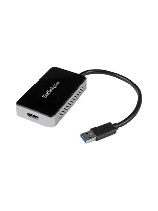 USB 3 to HDMI Adapter w/1-Port USB Hub 1
