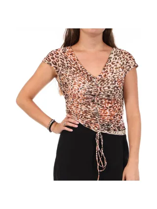 Top imprimé Léopard Femme Guess W1GP9JK2X51 1
