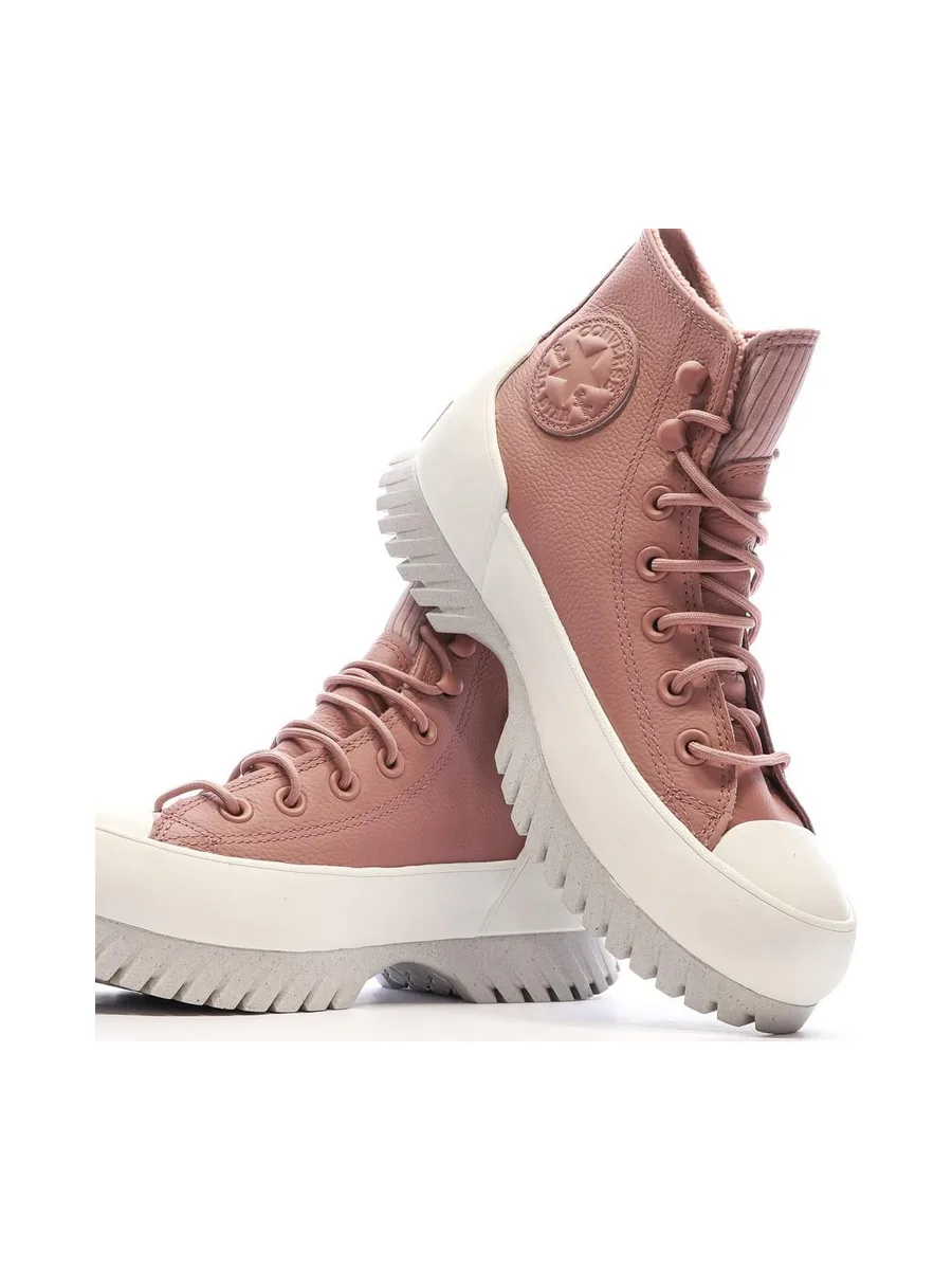 Baskets Roses Femme Converse All Star Lugged 6
