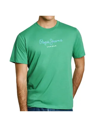 T-shirt Vert Homme Pepe Jeans 508208 1