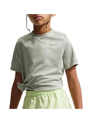 T-Shirt de Sport Vert Mixte Nike Running Miler 1