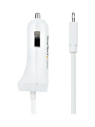 Lightning Car Charger w/Cable 2 Ports 5
