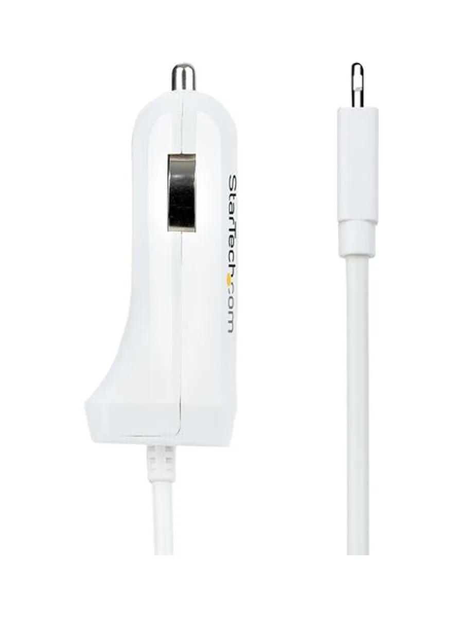Lightning Car Charger w/Cable 2 Ports 5
