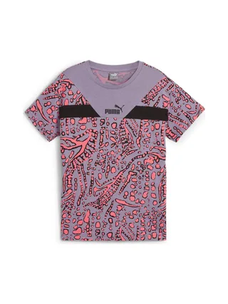 T-shirt Violet/Rose Fille Puma Hypernatu 1