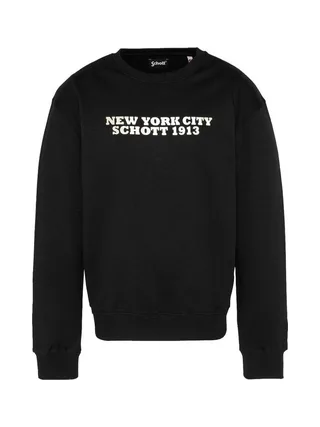 Sweat Noir Homme Schott SW1913 1