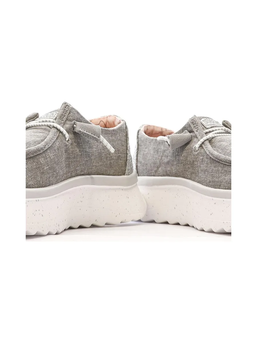 Chaussures Grises Femme Hey Dude Peak Chambra 8