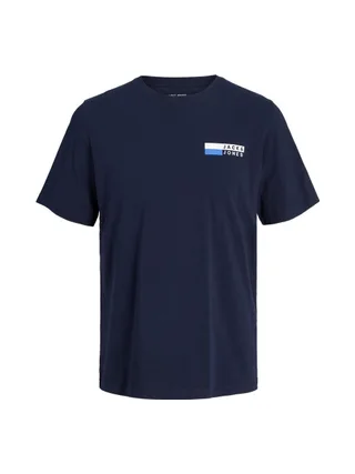 T-Shirt Marine Garçon Jack & Jones Corps 2