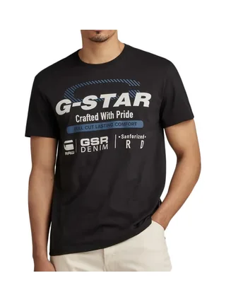 T-shirt Noir Homme G-Star Raw Old Skool 1