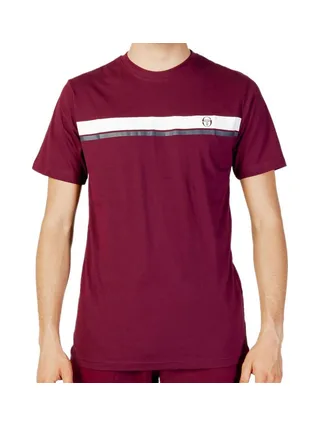 T-shirt Bordeaux Homme Sergio Tacchini Stripe A 1