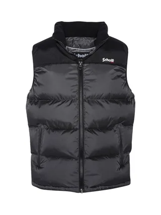 Doudoune sans manche Gris Homme Schott UTAHV 1