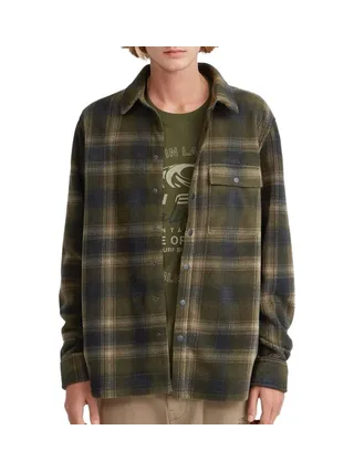 Surchemise Kaki/Verte À Motifs Homme O'Neill Superfleece 1