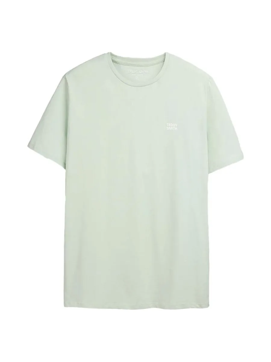T-shirt Vert Homme Teddy Smith Total 1