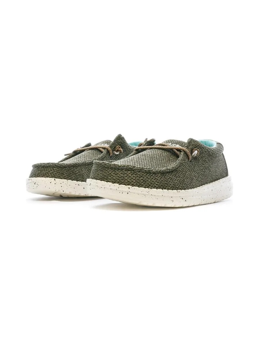 Chaussures Kaki Garçon Hey Dude Wally Youth 7