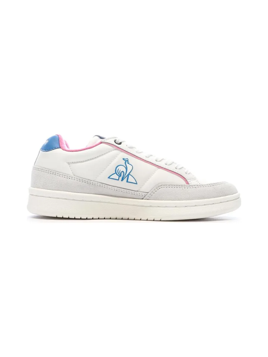 Baskets Blanches/Roses/Bleu Femme Le Coq Sportif Noah 3