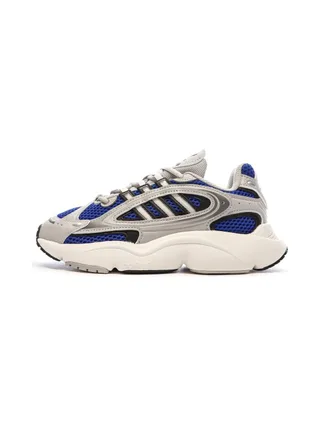 Baskets Gris/Bleu Femme Adidas Ozmillen 1