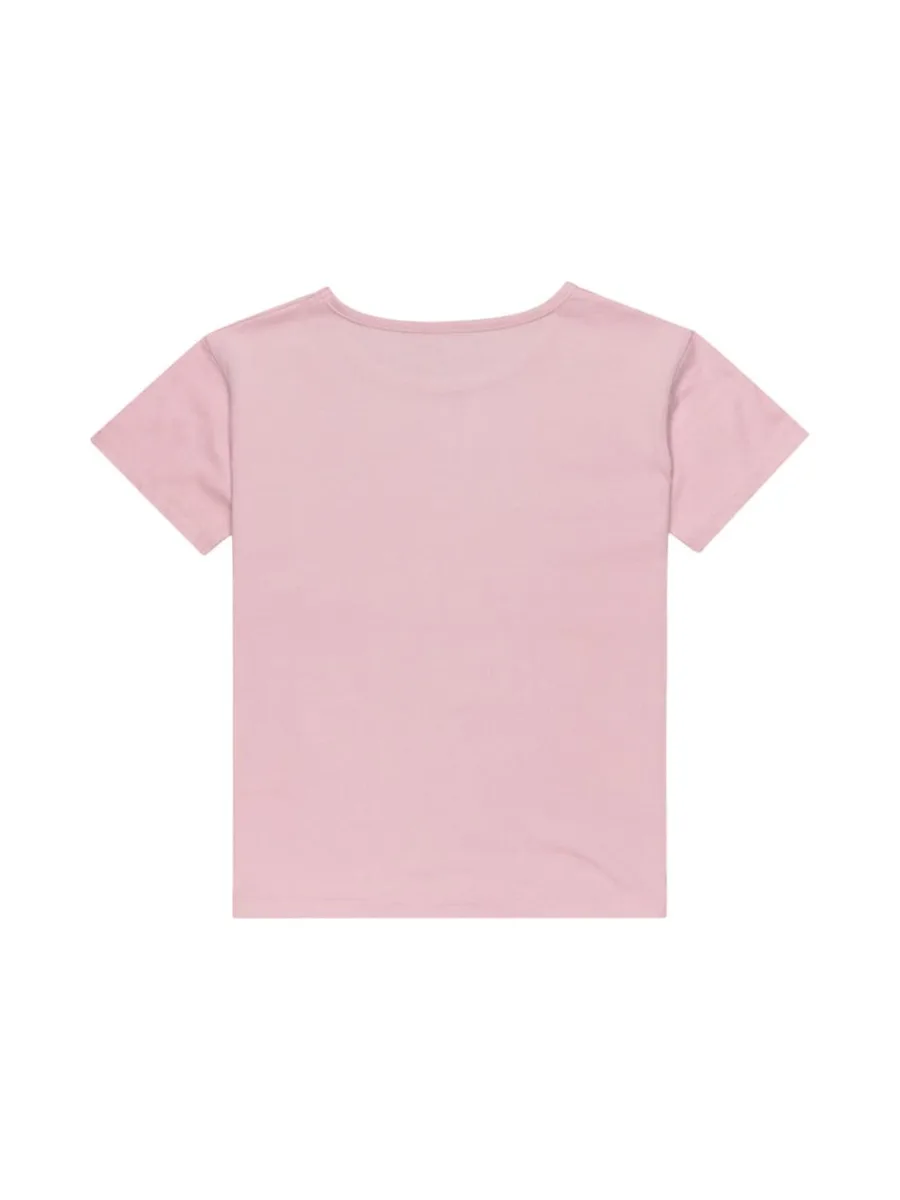 T-Shirt Rose Fille Roxy Day and night ERGZT04116 3