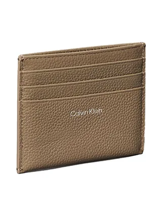 Étui Porte Carte Taupe Femme Calvin Klein Jeans Pebble 2