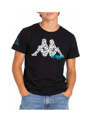 T-shirt Noir Garçon Kappa Mc 1