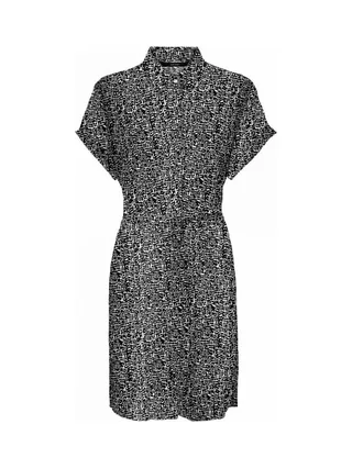 Robe Chemise Noir/Blanc Femme Vero Moda Easy 1