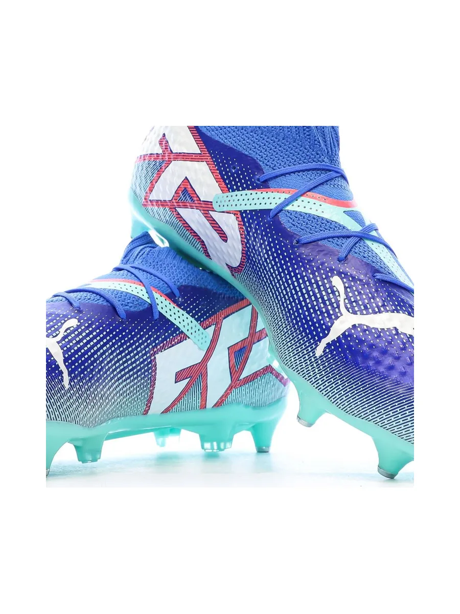 Chaussures de Foot Bleu Homme Puma Future 7 Pro MxSG 8
