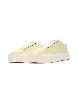 Baskets Jaunes Femme Tommy Hilfiger Foxing Flatform 6