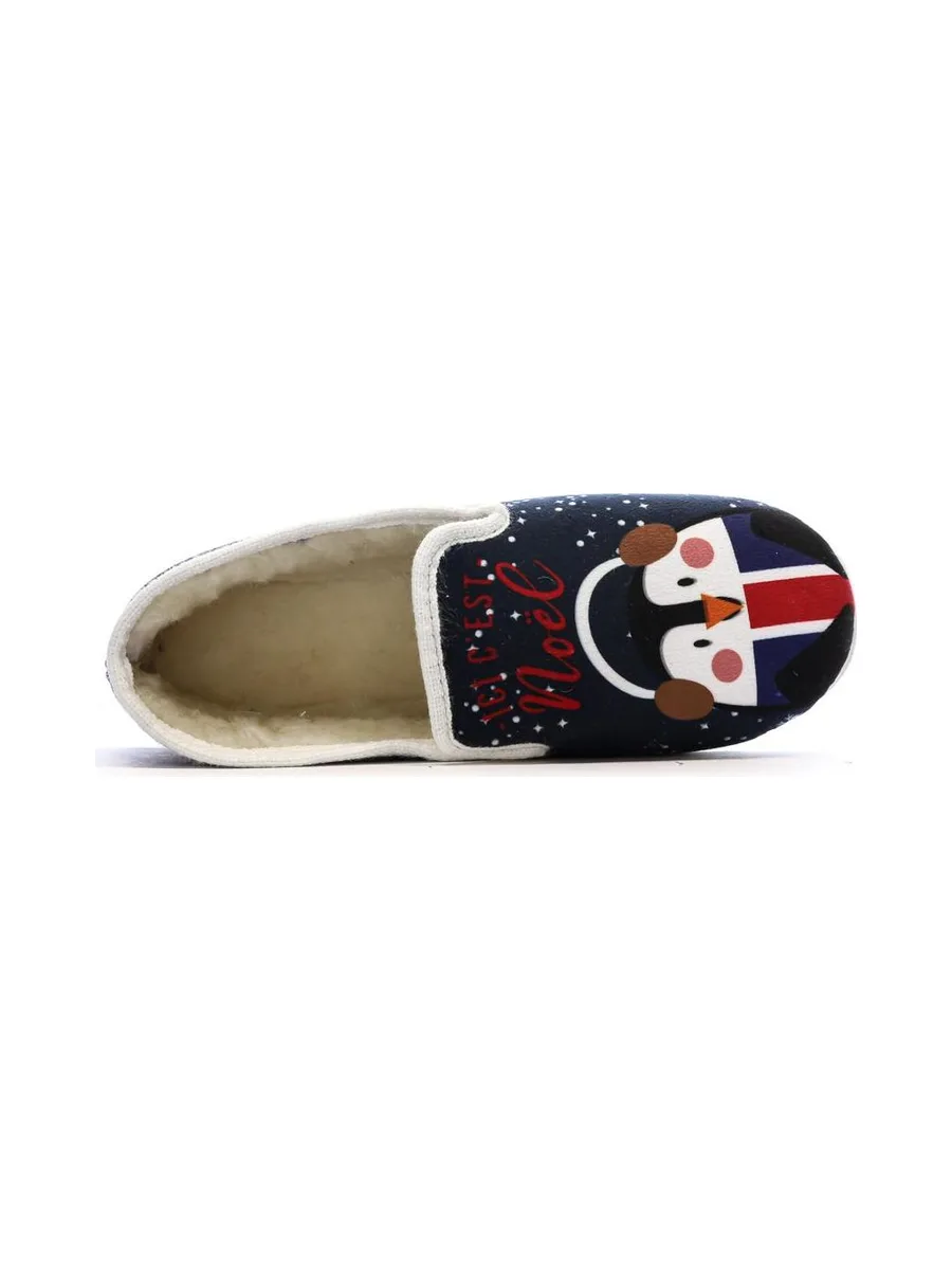 Pantoufles Marine Homme PSG Cinoel 5