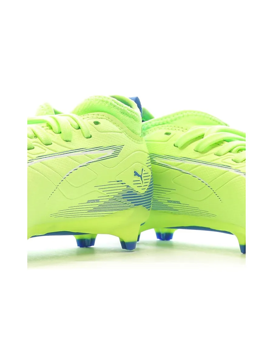 Chaussures de Foot Jaune Fluo Junior Puma Ultra 5 Match FG/AG 8