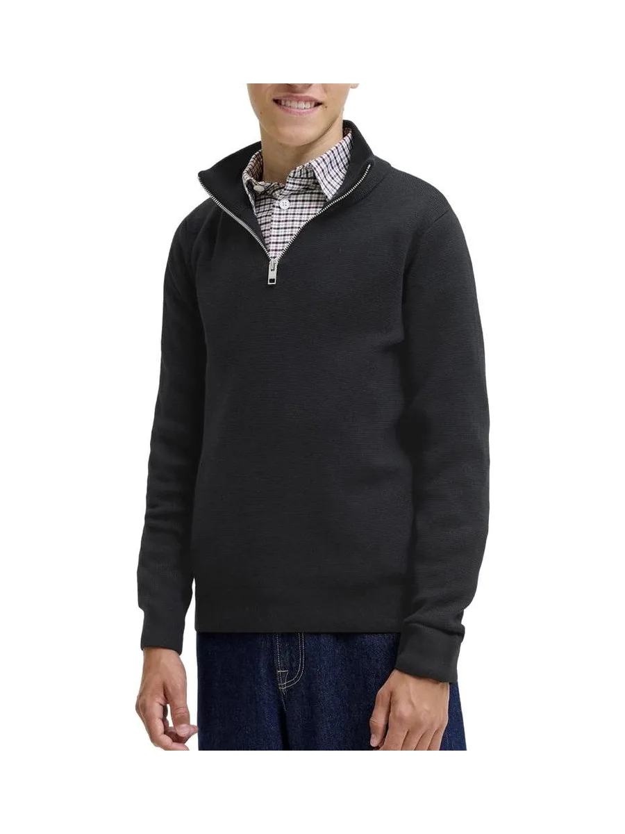Pull Noir Garçon Jack & Jones Milano 2
