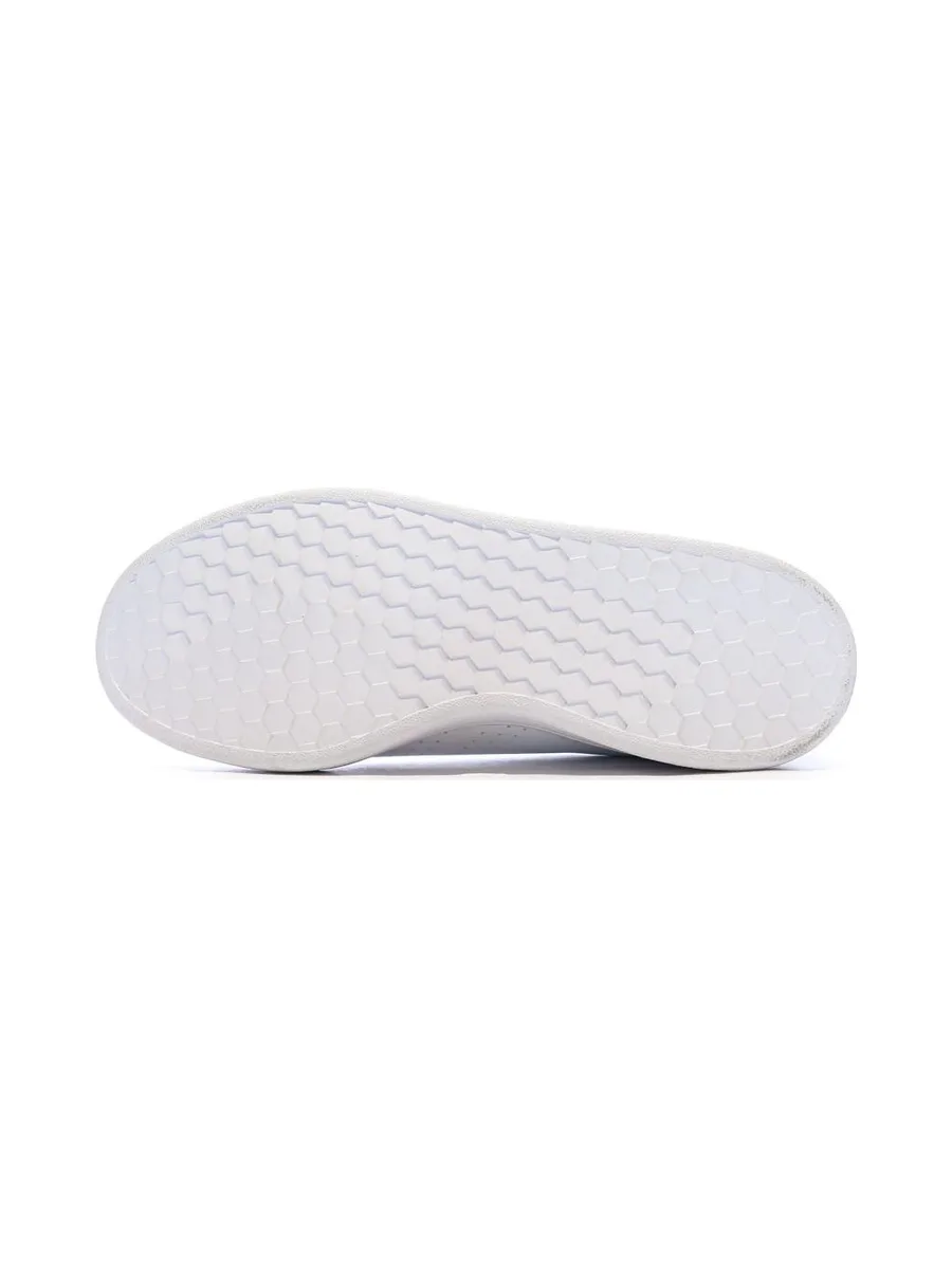 Baskets Blanches/Noires Homme Adidas Advantage 5